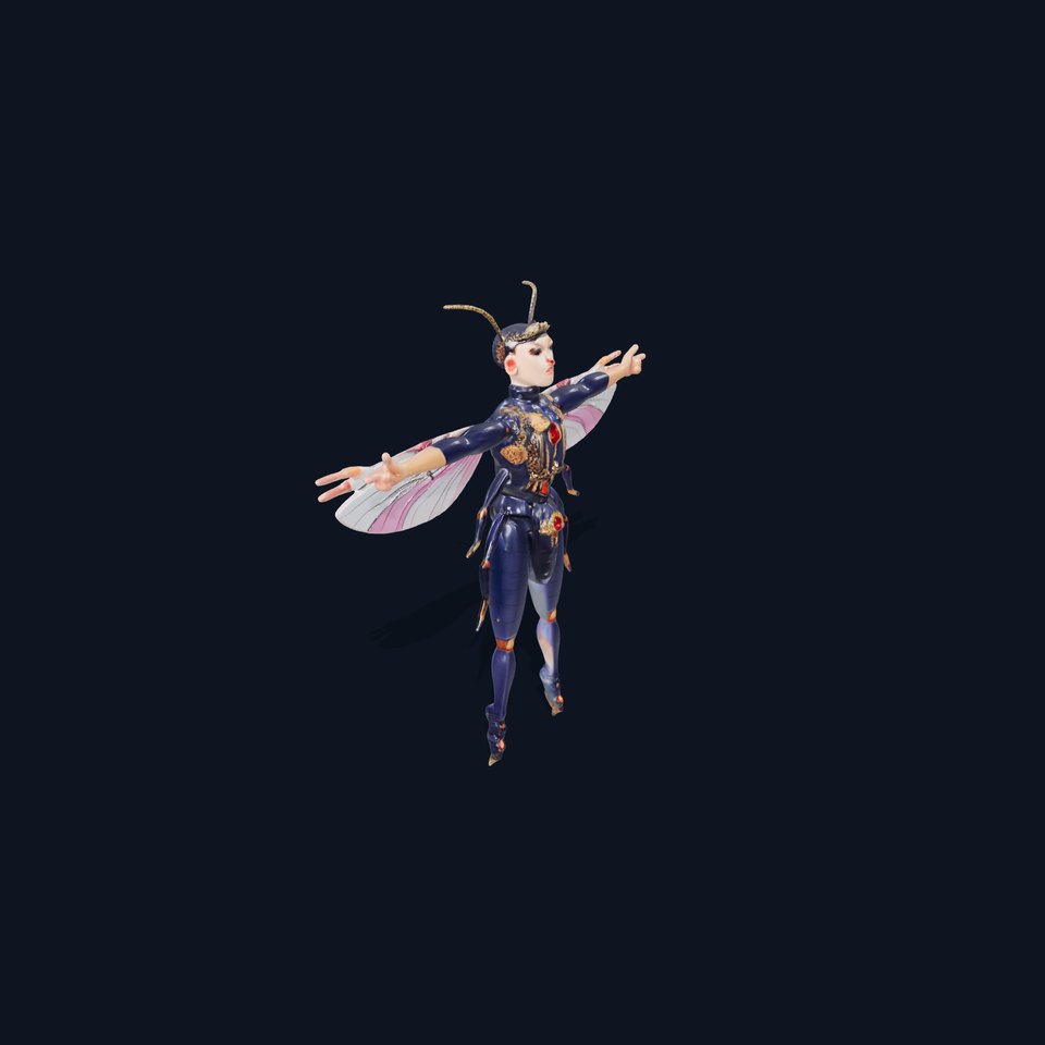 Regal Insect Monarch model pack